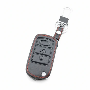 Klasický Design Kožené Auto Klíč Kryt Pouzdro Vhodné pro LAND ROVER Range Rover Sport LR3 Objev klíče příslušenství