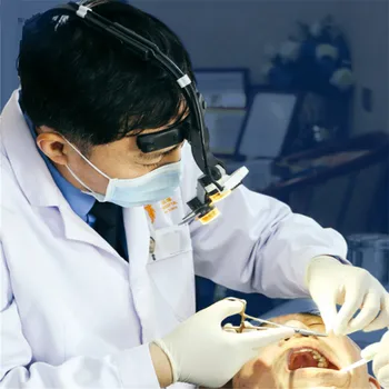 Nejlepší Prodejce 1.5/3.5-5X Lupa Zubní Lupy Lékařské Světlomet LED Lékařské Head Light Zubní Chirurgické Lékařské Světlometů