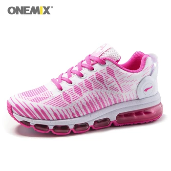 ONEMIX Air Cushion Dámské Běžecké Boty Růžová zapatos de mujer Ženy Prodyšné Tenisky Non-slip Pohodlné Pletivo Sportovní Boty