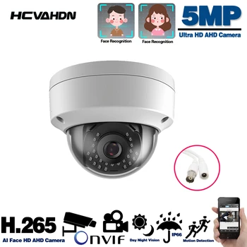 AHD CCTV bezpečnostní Kamery Vandalproof Obličej Ultra HD Analogové Kamery, Detekce Pohybu, Noční Vidění, Malé Dome Bezpečnostní Kamery