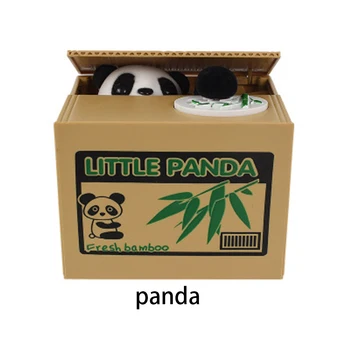 Krade Mince Panda Box Prasátko Automatické Kočka Šetří Peníze, Bankovní Elektronické Peníze Šetří Box Dárek pro Batolata, Děti, Domov