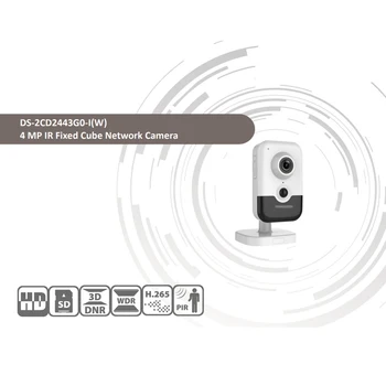 Hikvision DS-2CD2443G0-IW Wi-Fi, Fotoaparát, Video Dohled 4MP IR Pevné Cube Bezdrátová IP Kamera obousměrný Audio H. 265+