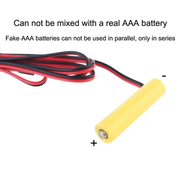 2v1 5V USB 3V Dual LR6, LR03 Baterie Napájecí Kabel Vyměňte 2x 1,5 V AA AAA Battery Eliminator pro LED Světlo Hračky