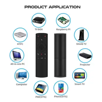 G21S Air Mouse Gyroskop, 2.4 Ghz Bezdrátová Google Voice, Smart IR Dálkové Ovládání Učení Mikrofon pro H96MAX Android TV Box PC