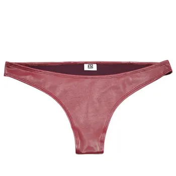 Low-Rise Sexy Latex G-string Kalhotky, Mikro Tanga, Erotické spodní Prádlo T-Rozkroku Kalhotky Dámské spodní Prádlo Fázi Gay Nosit Plus Velikost M17
