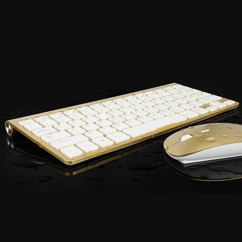 Nové Vodotěsné 2.4 G Bezdrátová Klávesnice Myš Combo s USB Přijímač pro PC Laptop DOM668