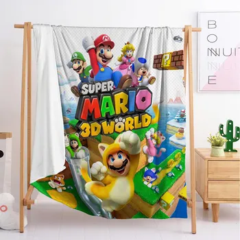Super Mario létě mexické růžové luxusní animal crossing fabricfuzzy deka pro postel vlastní foto vážený gobelín hodit anime