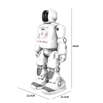 Novinky DEVO Robot Inteligentní RC Robot Programovatelný, Infračervené Ovládání Gesty Tanec LED Výraz Robot Pro děti Dárek Dospělé Hračky