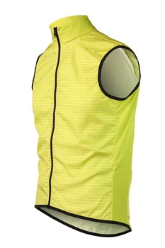 Pro Tým Windbreaking Cyklistika Vesta Top kvalitní sportovní nepromokavá bunda bez rukávů Mřížkové tkaniny na zadní