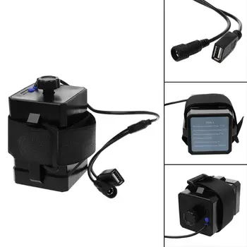 12V Vodotěsné Baterie Pouzdro Box s USB Rozhraní, Podpora 3x 18650 26650 Baterie DIY Power Bank pro Kolo LED Světlo Lampy Smartph