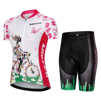 Mieyco Dvě Barvy, Design Cyklistické dresy Roupa Ciclismo Feminina Prodyšné Závodní Bicicleta Oblečení Quick Dry Anti-UV Bib Set