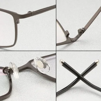 Nový design bussiness Čistý titan hot prodej Full Rim Brýle Rám Optické Módní Brýle na Předpis, Brýle Rám L075
