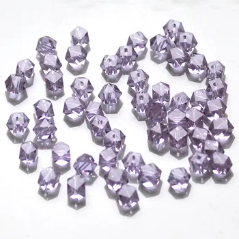 100ks 4x4mm Crystal Korálky Aspekt Kostka Volné korálky pro výrobu šperků multi barvy