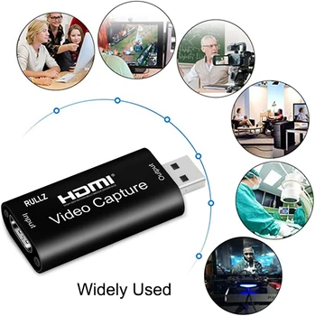 Původní Rullz 4K HDMI zachytávací Karty USB 1080P Hry Zachytit Zařízení pro Nahrávání Videa PC Telefon Android Streamování Živého Vysílání