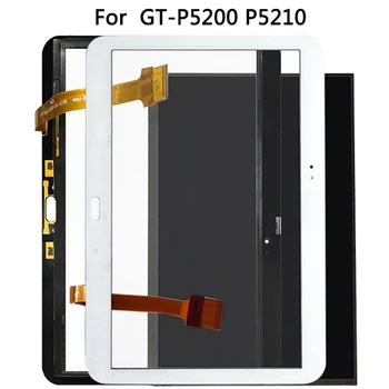 Pro Samsung Galaxy Tab 3 10.1 GT-P5200 P5210 LCD Displej Dotykový Senzor Skla Digitizéru Panel Pro Nové P5200 Dotykový Displej