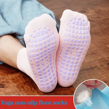 Čisté Barvy Zesílená Ochrana Životního prostředí Lepidlo, protiprokluzový systém Jóga Ponožky Muži a Ženy, Děti, Sportovní Ponožky Mesh Běžecké Ponožky