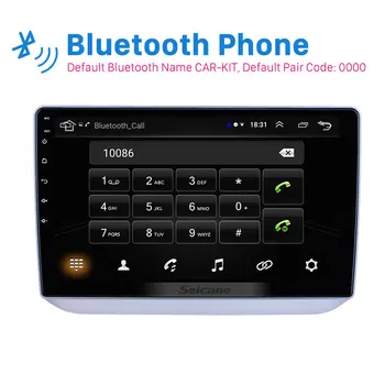 Seicane 10.1 palcový auto Radio Android 9.1 pro Škoda Fabia 2008 2009 období 2010-Auto GPS Multimediální přehrávač S HD Dotykový displej