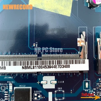 NEWRECORD Pro Z5WAH LA-B161P NBML811004 Acer aspire E5-531 E5-571 E5-571P Notebooku základní Deska SR1EF I5-4210U CPU hlavní deska