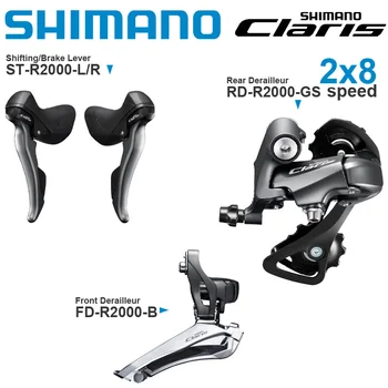 Originální SHIMANO CLARIS R2000 8v Sestava řadicí páka a Zadní/Přední Přesmykač 2x8 Speed pro silniční kolo