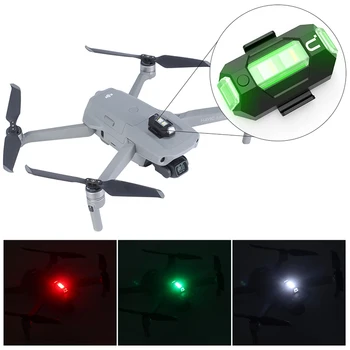Ulanzi DR-02 Drone Světlo Červená Zelená Bílá Světelný Zdroj Drone Varování Noci Navigační Světla pro DJI Mavic Mini 360° Viditelné