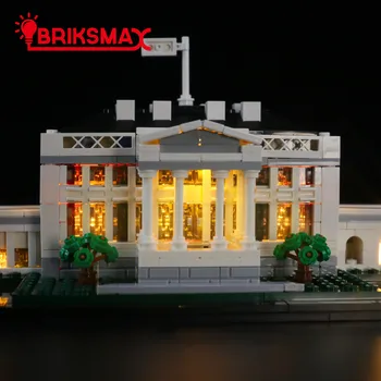 BriksMax Led Light Kit Pro 21054 Architektura Série Bílý Dům