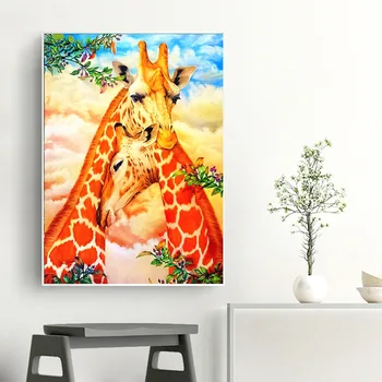 Diamond Obraz 5D Zvířat Diamond Výšivka Prodej Žirafa Plné Náměstí Diamond Mozaika Obraz Drahokamu Domova