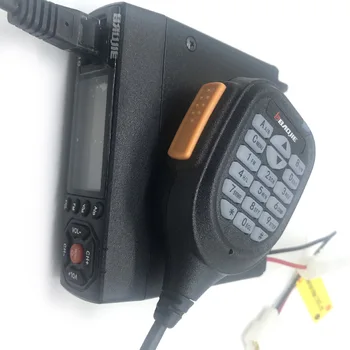 Baojie BJ-218 Z218 Dual Band VHF UHF Mobilní autorádio BJ218 Vysílač Auto Walkie Talkie Mini Ham Radio Transceiver + PTT Mic