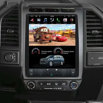 128 G Tesla Styl IPS Obrazovky Android 9 PX6 Auto Přehrávač Pro Ford Expedition 2018 2019 2020 Rádio GPS Navigace CarPlay Autostereo