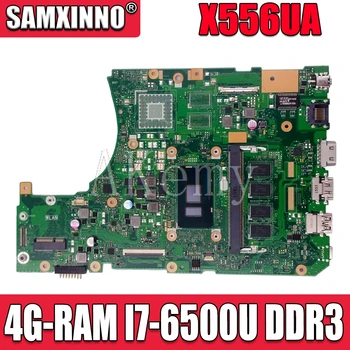 Nové!! X556UJ REV2.0 Notebook základní deska Pro Asus VivoBook X556UA X556UAM X556UAK X556UV původní desku 4G-RAM I7-6500U DDR3