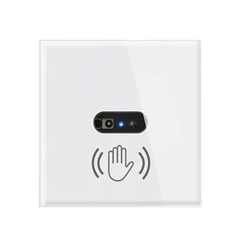 Chytrá Zeď, Světlo, Infračervený Senzor Vypínač EU Standard Sklo Obrazovky Panel, Snímače Pohybu Spínač no Touch je Třeba Spínač Pro Smart Home