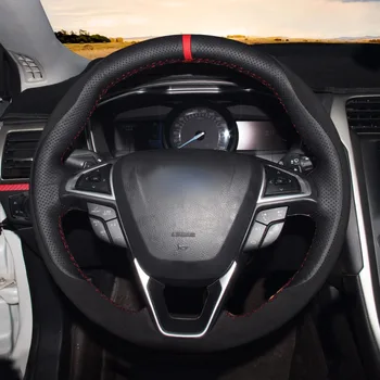 Braid na Volantu Kryt pro Ford Mondeo Fusion 2013-2019 OKRAJI-2019 volant případě na volant auta