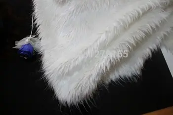 Fashioon čistě bílé Plyšové tkaniny,Fotografické pozadí látkové,sedací souprava Obývací Pokoj Nábytek Kudrnaté Ovce Umělé Kožešiny Tkaniny,150 cm*50 cm