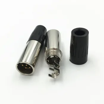 10ks Mini XLR 6-Pin zástrčka Konektor 6-Pin XLR Audio, Mikrofon, Konektor MIKROFONU na Kabel Pájení Přímo