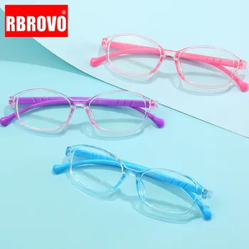 RBROVO 2021 Modré Světlo Brýle Rám Dítě Roztomilé Retro Brýle Chlapci/Dívky, Malé Náměstí Brýle Rámy Optické Rám pro Dítě