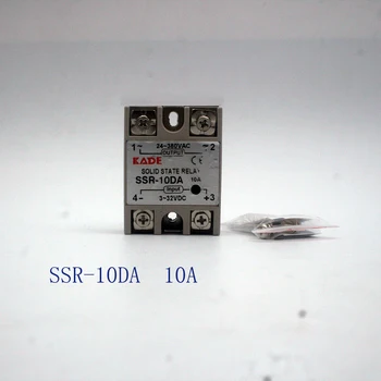 SSR-10DA/25DA/ 40DA/50DA DC ovládání AC SSR bílá shell jednofázový Solid state relé bez plastového krytu