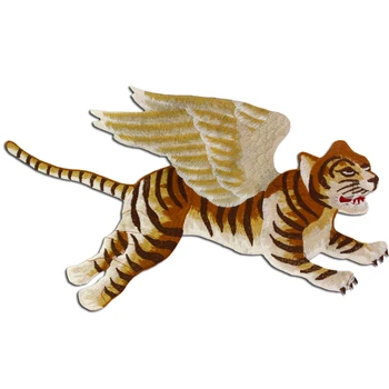 Výšivky Květin Králík Patch Maple Leaf Šití Nášivka Fly Tiger Odznak pro Džíny, T-shirt Dekorace DIY Řemeslo 1ks TH2116