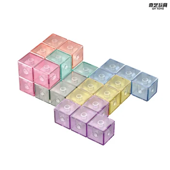 Qiyi Magnetické Bloky Rychlost Puzzle Cube 3D Bezpečné DIY 3x3x3 Mofangge Mozek Test Učení Vzdělávací Hračky Pro Dítě, Blok Cubo Magico