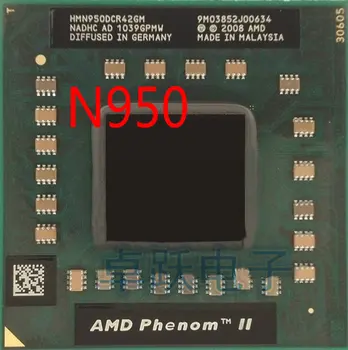 Původní Notebook CPU N950 N 950 HMN950DCR42GM 2.1 GHz, 1MB Čtyřjádrový Notebook procesory Notebook CPU doprava zdarma