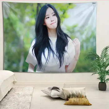 T-ara HyoMin zeď dekor gobelín rozložení malování pokojů pozadí stěny dekorace bedcloth tapiserie vlastní logo