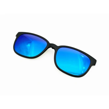 Model Č. TJ009 jeden výstřižek TAC polarizované náměstí sluneční brýle, čočky pro krátkozrakost, dalekozrakost brýle navíc klip na sunlens