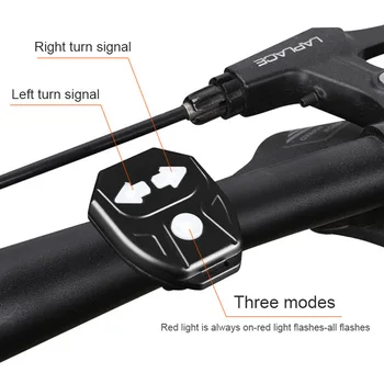 Kolo Zase Signál Dálkového Ovládání jízdních Kol, Směrové LED MTB Zadní Světlo USB Dobíjecí jízda na Kole zadní Světlo s Roh