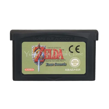 Pro Nintendo GBA Video Herní Kazety Konzole Karty Zeld Odkaz Na poslední Čtyři Meče ENG/FRA/DEU/ESP/ITA Jazyk EU Verze