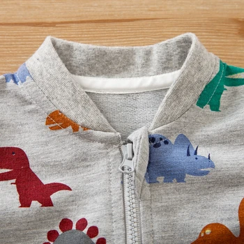 PatPat 2020 Nové Jaře a na Podzim Dítě Dinosaurus Celoplošný Kombinéza pro Chlapečka, Body, Oblečení