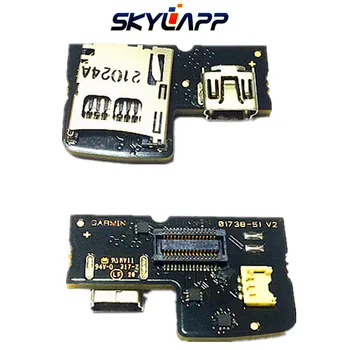 Původní PCB w mini USB a microSD držák pro Garmin Edge 810 TYP-10 (810 touring) GPS Opravy náhradní Deska doprava Zdarma