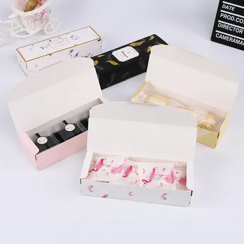 10PCS Kreativní Flamingo Květ Dárkový Box Papír Candy Dárkové Krabičky Svatební Laskavosti Košíček Dárkové Balení Krabice Dražé Box Balení