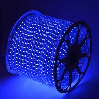 110V LED Strip Světlo RGB, Vodotěsné Pásky AC110V flexibilní neon světlo Venkovní Dekor lampa Telefonní APLIKACE a Dálkové ovládání 1M 5M 10M