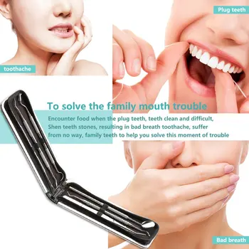 Dentální Hygiena Sada 6 Ks Zubní nástroje Nezbytné Kalkul A Plaku Remover Set Zubař Připravit Nástroje Kit pro Hluboké Čištění Zubů