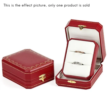 Šperky Prsten Šperky Box Sňatku Diamantový Prsten Box Svatební Prsten Box Retro Prsten Box