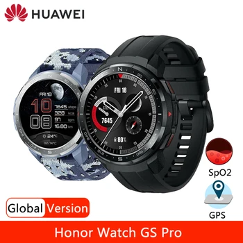 2020 Čest Sledovat GS Pro Chytré Hodinky Muži Vodotěsné 5ATM Smartwatch SpO2 Srdeční Frekvence Sledovat Bluetooth Telefonní Hovor 25 Den Baterie