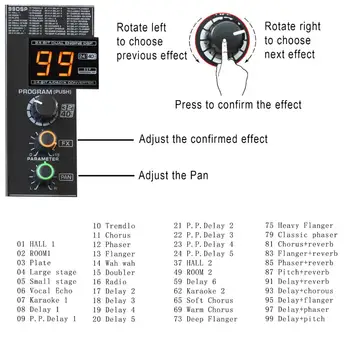 Freeboss MINI6-P 6 Kanálů Napájení Mixážní pult Zesilovač Bluetooth 99 DSP efekt 2x170W Profesionální USB Audio Mixer